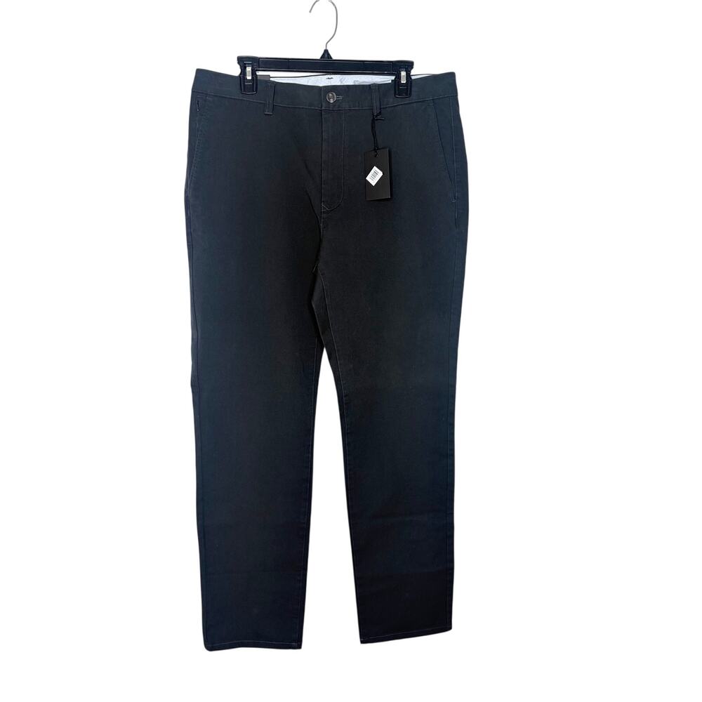 Bonobos Stretch Washed Chinos Sz 34/30 Slim Faded Black Preppy Casual NWT